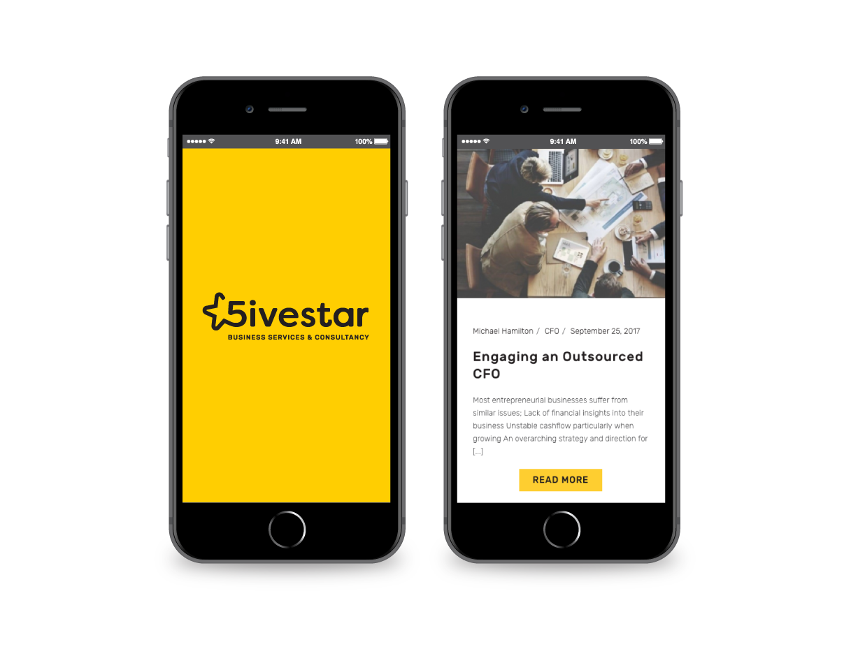 5ivestar Mobile Site